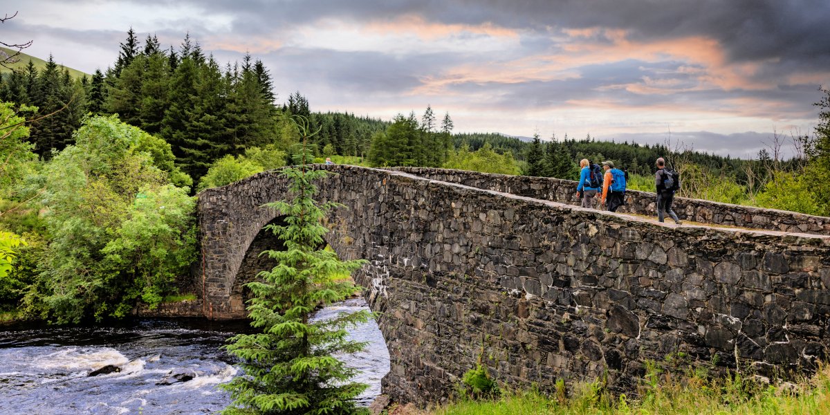 Crossing Bridge Scotland